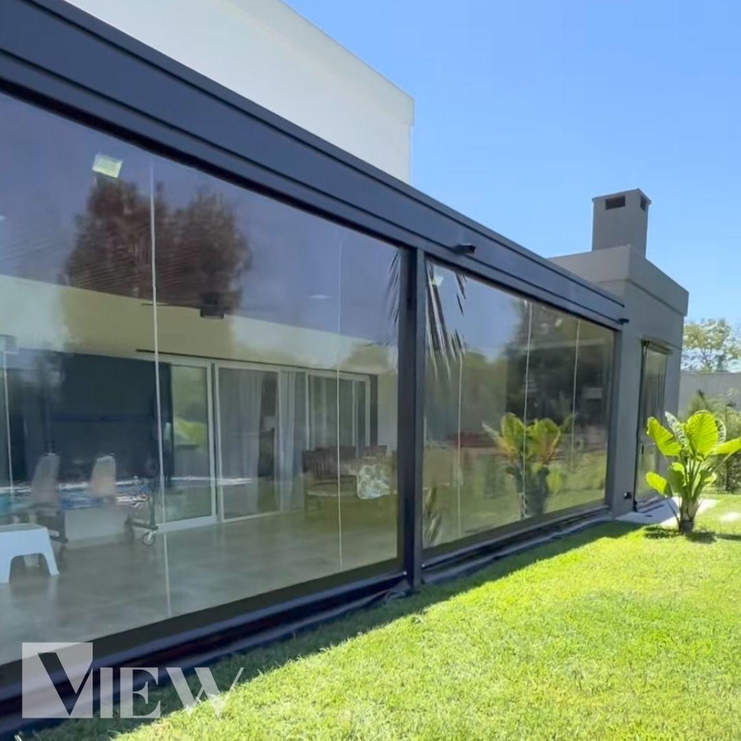 Cortina Exterior con Cristal PVC - Imagen 3
