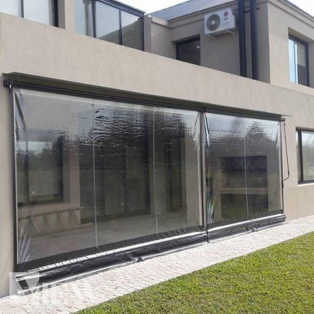 Cortina Exterior con Cristal PVC - Imagen 8