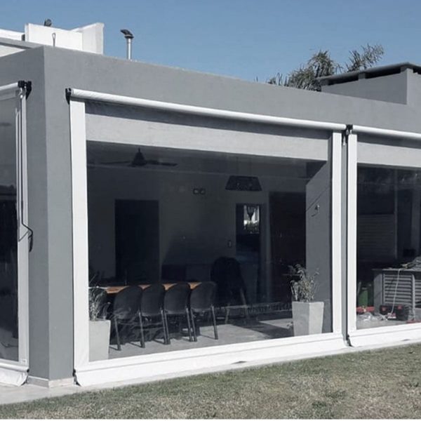 Cortina Exterior con Cristal PVC - Imagen 7