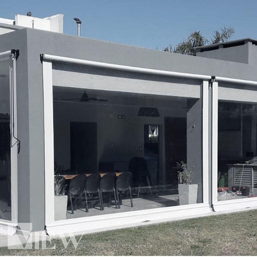 Cortina Exterior con Cristal PVC - Imagen 7