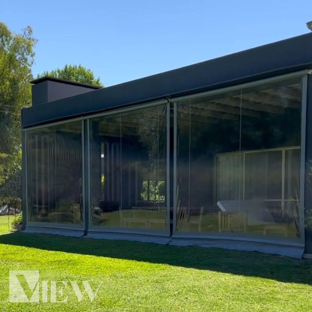 Cortina Exterior con Cristal PVC - Imagen 4