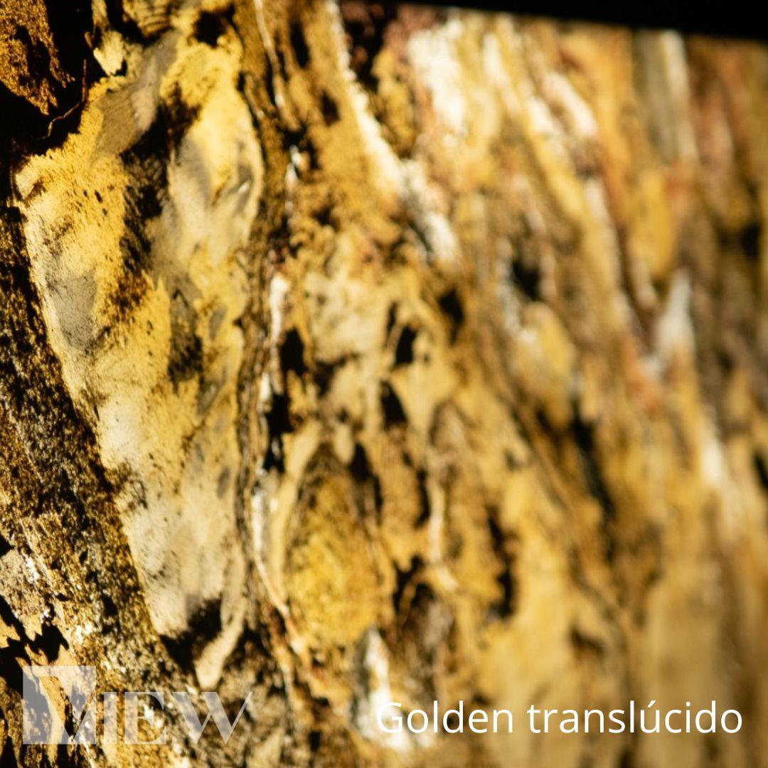 Piedra Flexible Golden Translúcido