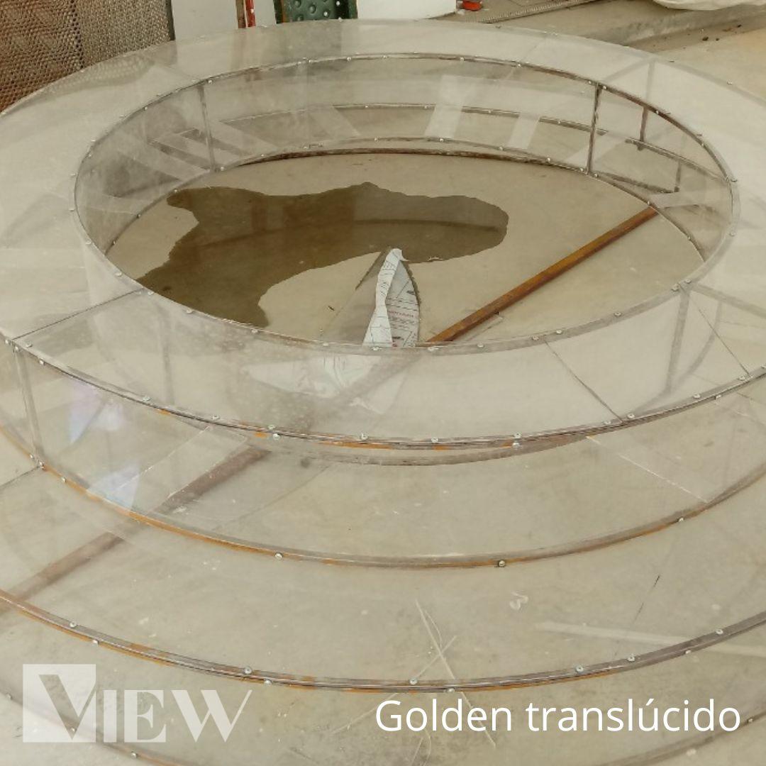 Piedra Flexible Golden Translúcido - Imagen 6