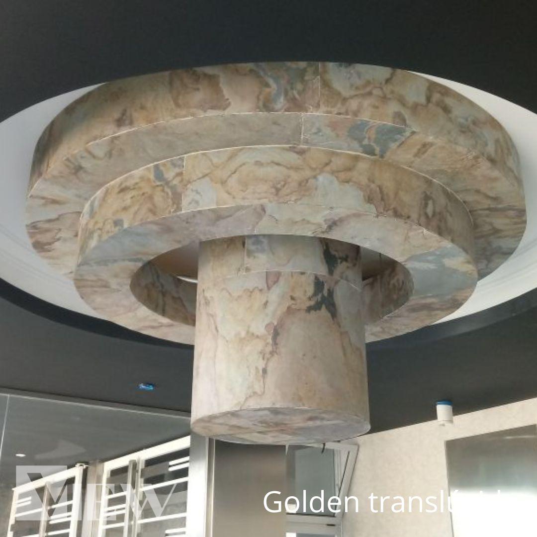 Piedra Flexible Golden Translúcido - Imagen 7