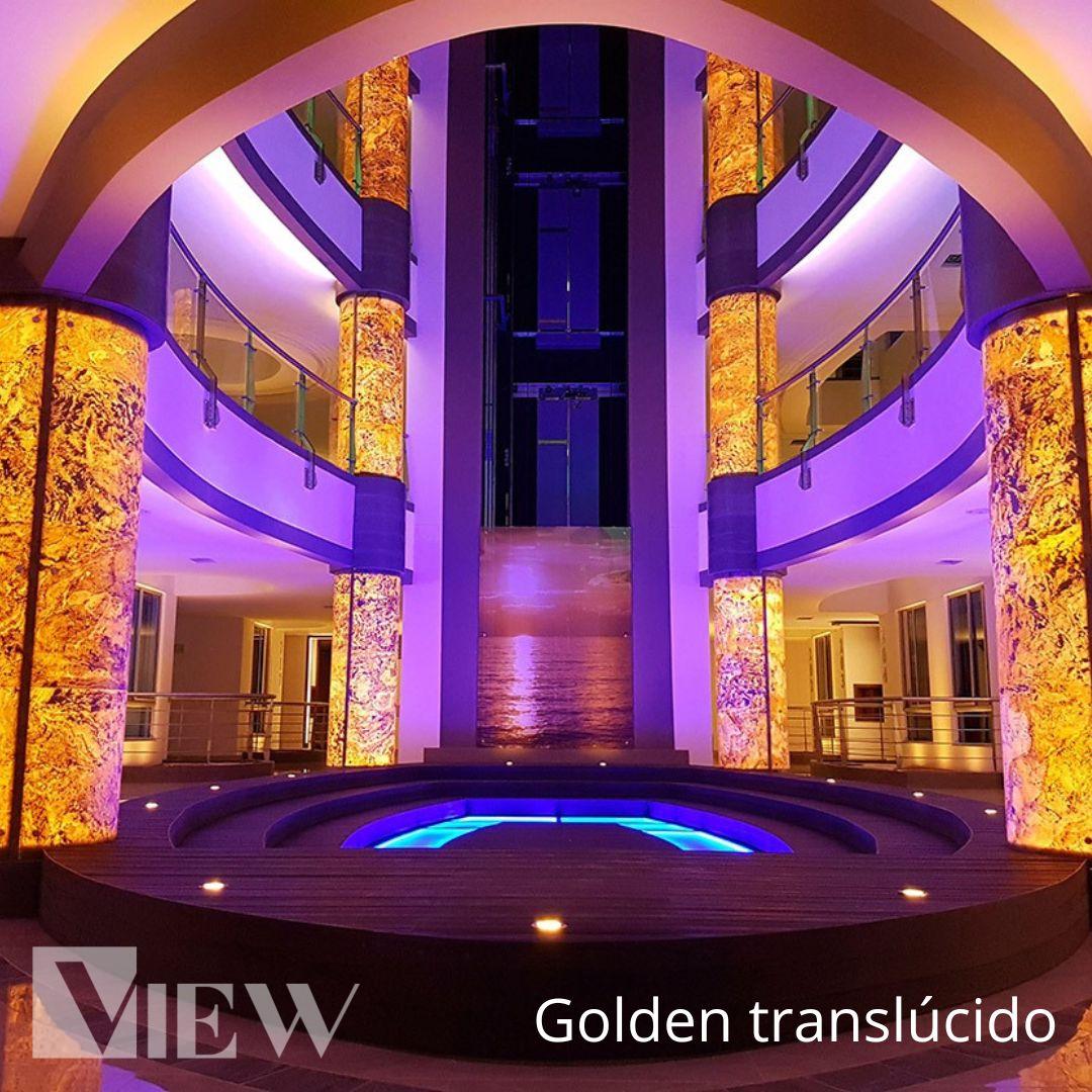 Piedra Flexible Golden Translúcido - Imagen 5