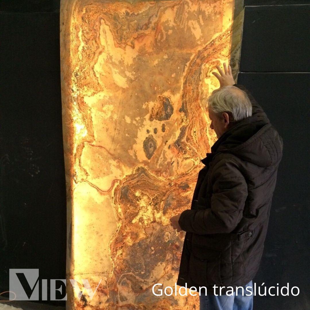 Piedra Flexible Golden Translúcido - Imagen 3