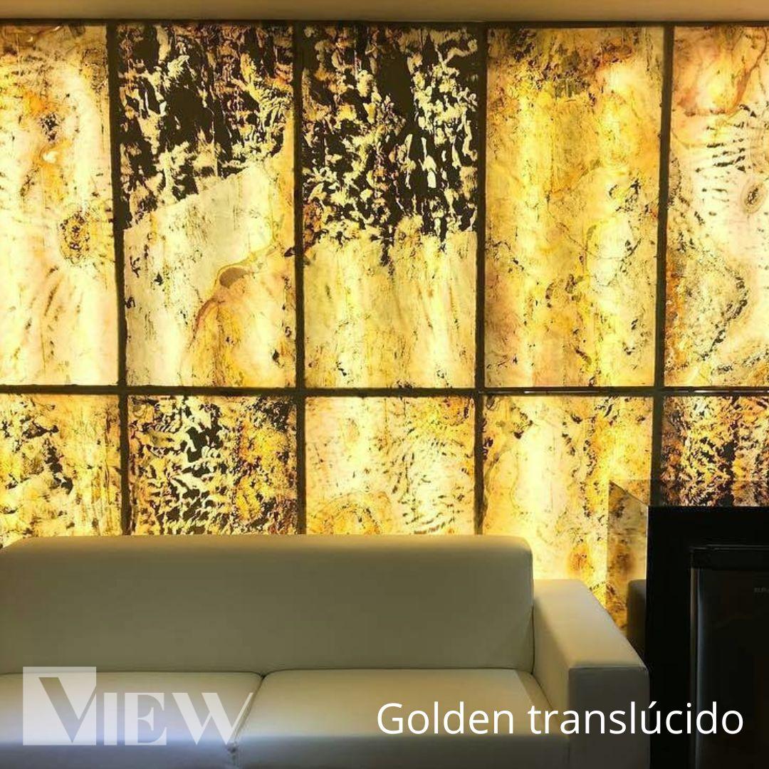 Piedra Flexible Golden Translúcido - Imagen 2